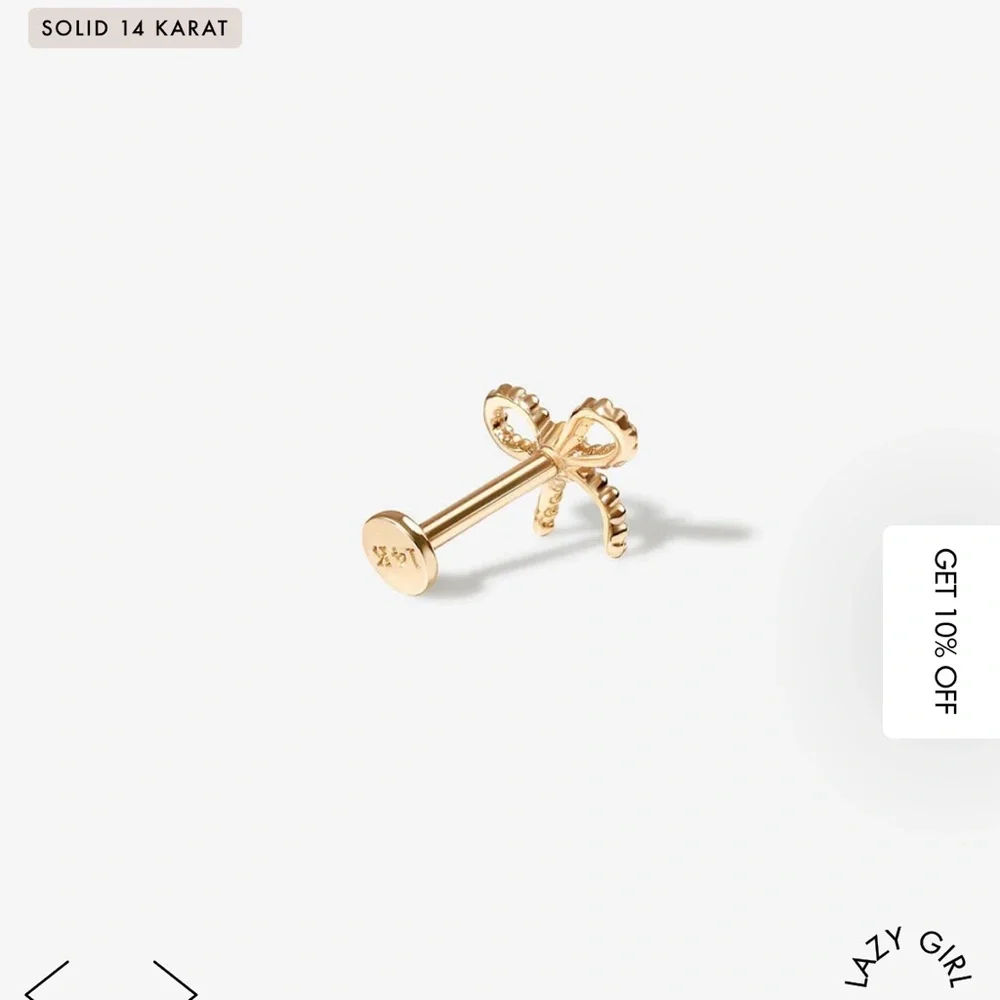 Adornmonde Miles micro bow piercing - Picture 3 of 4